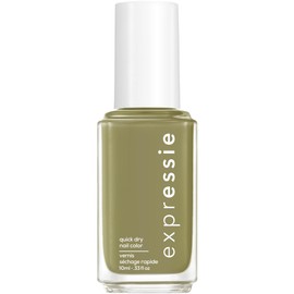 essie Expressie Nail Polish, Quick-Dry Olive Green Nail Polish, Vegan, Precious Cargo-go, 0.33 fl oz