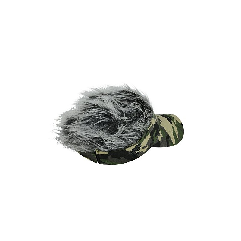 LITE B-9 Fake Hair Visor, Men's B9 (190) Gray x