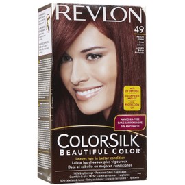 Revlon ColorSilk Hair Color 49 Auburn Brown 1 Each ( Pack of 12)