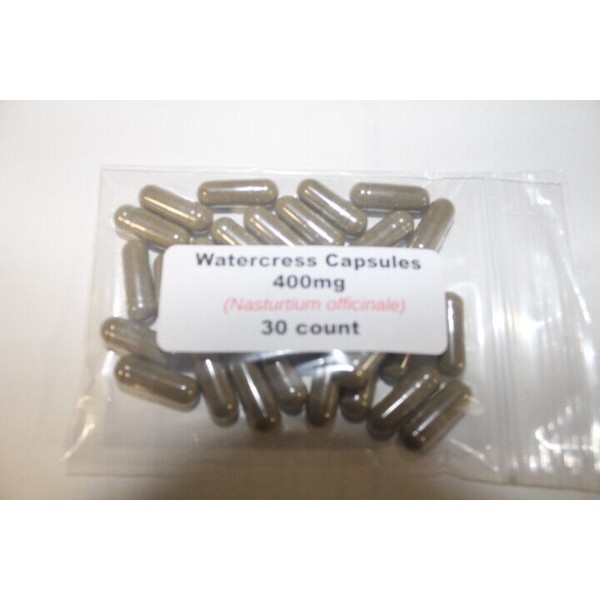 Stinging Nettle Leaf Watercress Capsules (Nasturtium officinale) 400 mg - 30 count