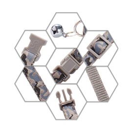 Dog Bell Collar, 2-Pack Small Puppy Collar Boy Kitten Collar with Bell Adjustable for XXS Xs Small Pet Dogs Cats Animal Litter Tiny Male, Blue Teal, S