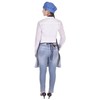 Switchon Blue and Black Waterproof Kitchen Apron with Cap- Set