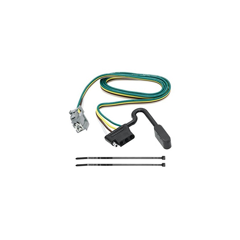 Tekonsha 118264 4-Flat Tow Harness Wiring Package, Silver