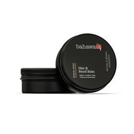 BAHAWAT Beard Balm Tobacco Oud - Styles, Strengthens & Softens Beards - Natural Beard Conditioner- ZERO GRIT Balm - reduces beard itch, 2 ounce