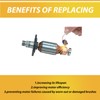 10 Pack 650916-01 Replacement Electric Motor Carbon Brushes Compatible with