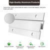 French Cleat Picture Hanger, Aluminum Z Hanger Interlocking Wall Mounting
