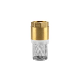 Gardena 07221-20 33.3 mm G 1-Thread Brass-Foot Valve - Silver/Gold