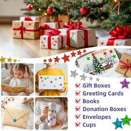 6 Colors Holographic Star Stickers - 1296PCS Small Star Stickers for Kids Reward, Behavior Chart, 0.6" Glitter Sticker for DIY Crafts, Gift Decoration, Fun School Classroom Teacher Supplies