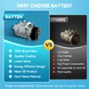 Rayten 58149 Air Conditioner AC Compressor with Clutch, Compatible with