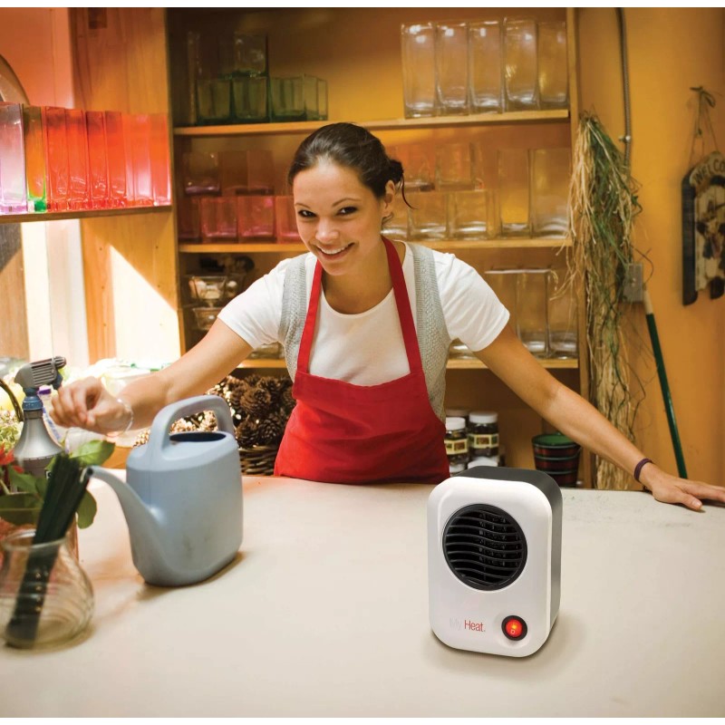 Lasko Compact Ceramic Space Heater 200 Watt Personal Warmer for