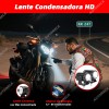 2 Par Faros Luces Led Para Motos Auto Doble Color