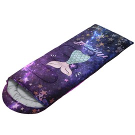 Sleeping Bags for Adults and Kids Camping Sleeping Bags for Girls and Boys Lightweight Waterproof Cold/Warm Sleeping Bag for 3 Season