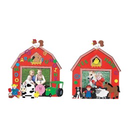 Farm Foam Frames - Crafts for Kids and Fun Home Activities