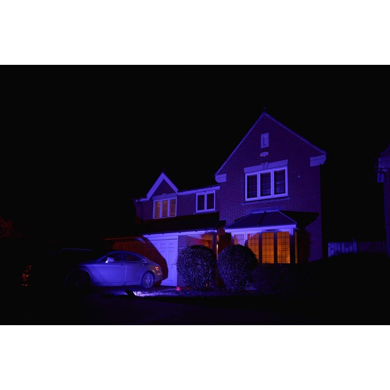 Auraglow 50W RGB IR Remote Controlled Colour Changing Outdoor Floodlight