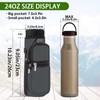 icolor Water Bottle Carrier Bag Holder 25/32/40/64oz,Adjustable Shoulder & Handle
