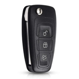 ELLENNE Ford Fiesta Focus KA Transit KUGA 3 Button Key Shell Case Cover for Ford 11