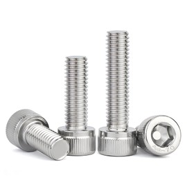 M4 Socket Head Cap Screws,M4×18mm Bolts,M4-0.7×18mm Screw and Bolt,304 Stainless Steel 18-8, Hex Socket Machine Screw, Allen Hex Drive, Bright Finish, Fully Thread, UNC,50Pcs (M4x18-50)