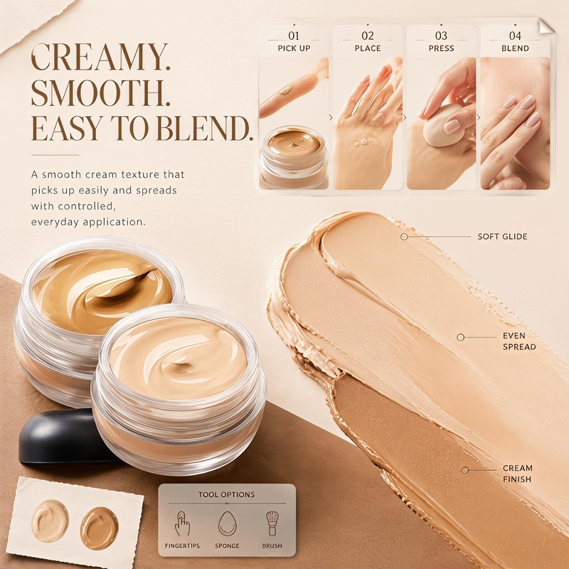 Waterproof Tattoo Cover Up Makeup, Body Concealer for Even Skin