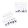 120PCS Snap Rings Assortment Kit Corrosion Resistant Stainless Steel Retaining