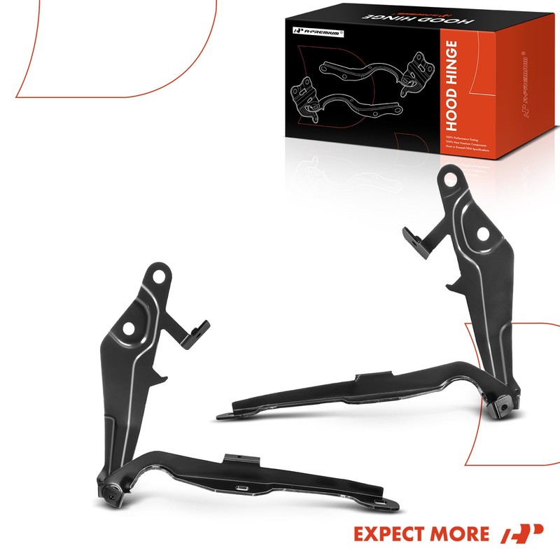 A-Premium Front Driver and Passenger Hood Hinges Compatible with Ford