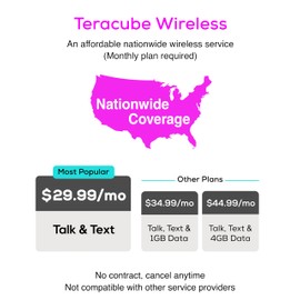 Teracube Thrive Kids Smart Phone – Safe Android Phone for Kids & Teens with Parental Controls, Block/Limit Social Media and Internet, GPS, Talk & Text, Spam Blocker (Monthly Plan Required)