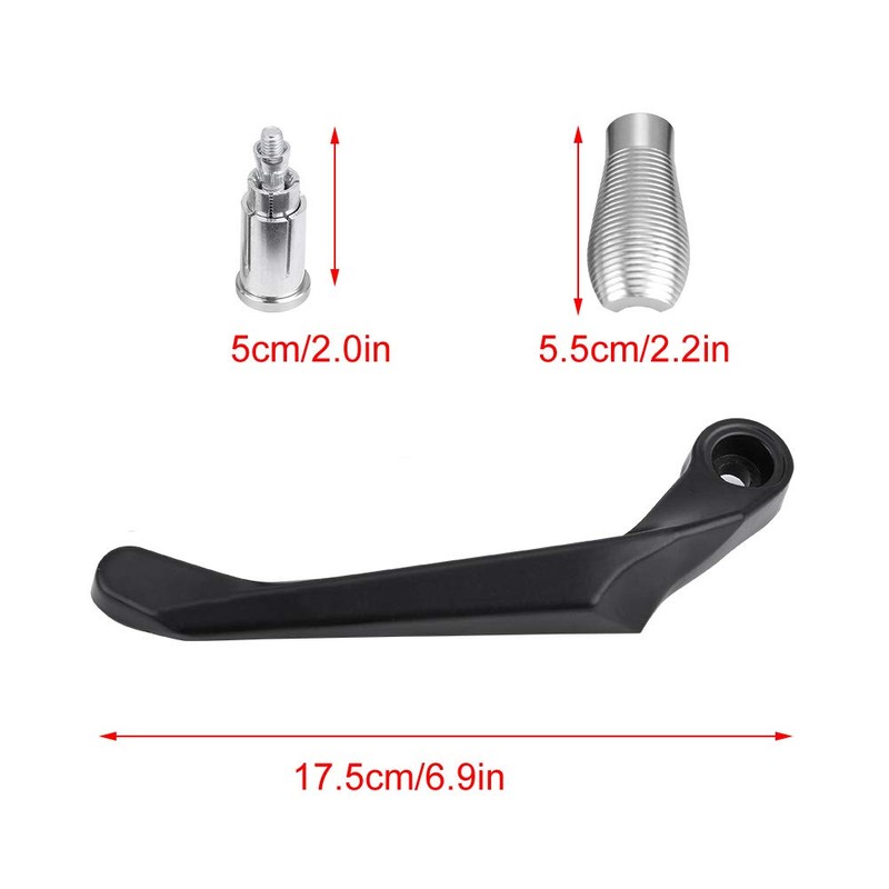 KIMISS Motorcycle Brake Clutch Lever Handlebar Protector (Orange)