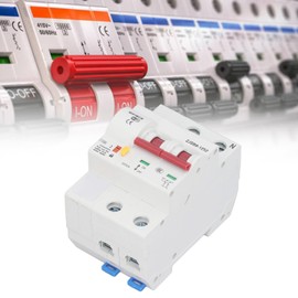 Smart Circuit Breaker 100A with Integrated Antenna PA66 BT APP Remote Control Switch for TUYA 2P 100A for Smart Home (110V)