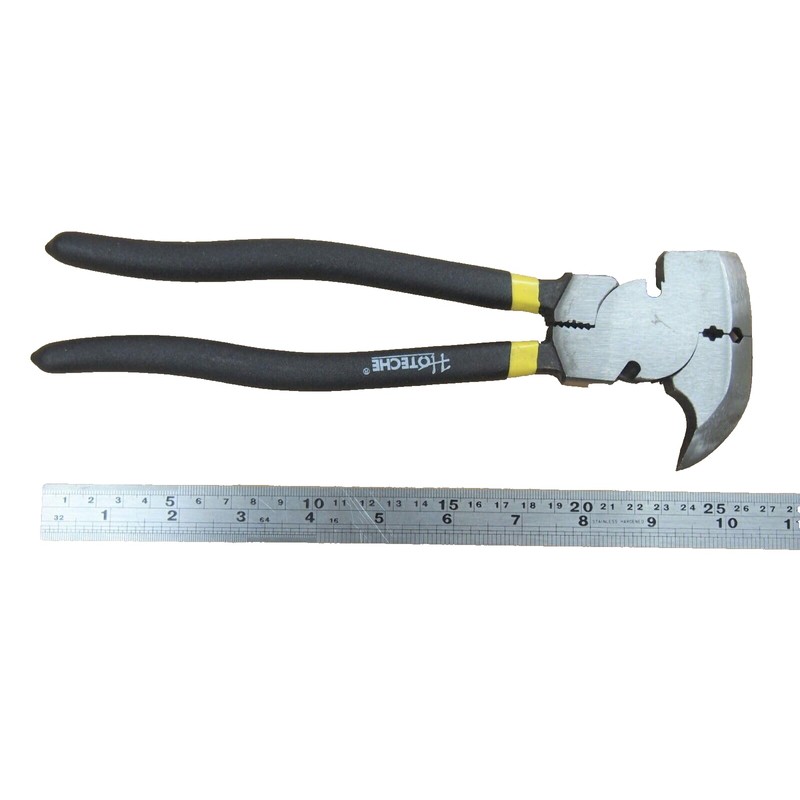 Fencing Pliers 10.5" Hammer Wire Cutter Multi Functions