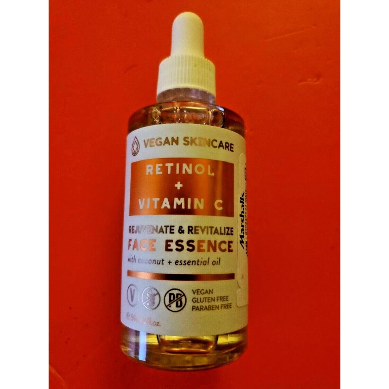 VEGAN SKINCARE RETINOL + VITAMIN C REJUVENACE & REVITALIZE FACE