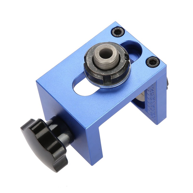Wood Dowel Hole Drilling Guide Jig Kit Woodworking Carpentry Positioner