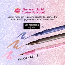 Heroine Makeup SP Prime Liquid Eyeliner Rich Jewel 04 (Lapis Blue) 0.5mL Glitter Color Liner