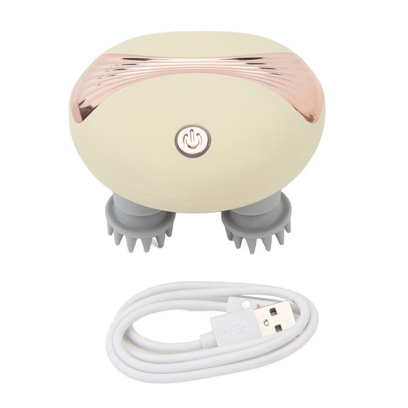 Electric Scalp Massagers 900MAH Light Orange Deep Massage Scalp Stress