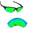 Alphax Emerald Green Polarized Replacement Lenses for Oakley Flak Beta