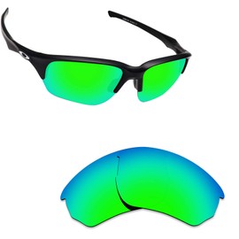 Alphax Emerald Green Polarized Replacement Lenses for Oakley Flak Beta OO9363