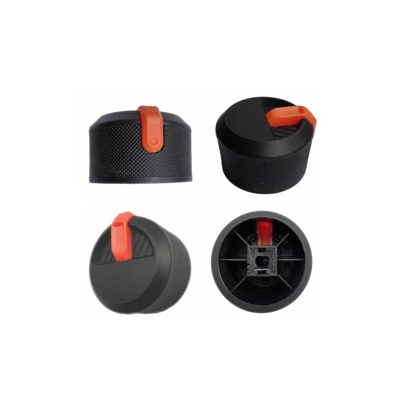 Firsgrill professional replacment Blackstone Griddle grills valve Knobs (2-Pack Black)