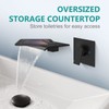 Aolemi Tub Faucet Waterfall Bathtub Faucets Wall Mount Tub Filler