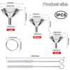 3pcs Stainless Steel Funnel Set - Versatile Kitchen Funnels for
