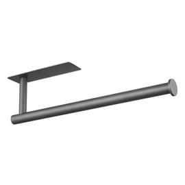 Paper Towel Holder - Eolax Under Cabinet Paper Towel Bar for Kitchen, Wall Mount Self Adhesive or Drilling Paper Towel Rack, 304 Stainless Steel (Grey)