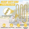SENKEYFE G80 j Hooks Tow Chain 5/16" x 10', Recovery