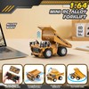 LTFIOON Mini Camion Ribaltabile RC, 1:64 Autocarro Ribaltabile in Metallo