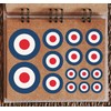 A5 Sticker Sheet RAF Roundel Vinyl Stickers - Flag Mod