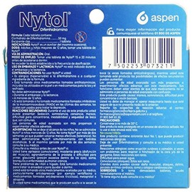 Nytol Antihistamínicos Tabletas