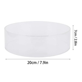 Clear Acrylic Coral Viewer Fish Tank Coral Observe Lense Aquarium Fish Photograph Cylinder Magnifier Fish Tank Accessory for Viewing Coral and Taking Pictures(200mm)