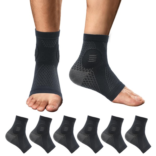 3 pares de calcetines de fascitis plantar, calcetines de neuropatía,