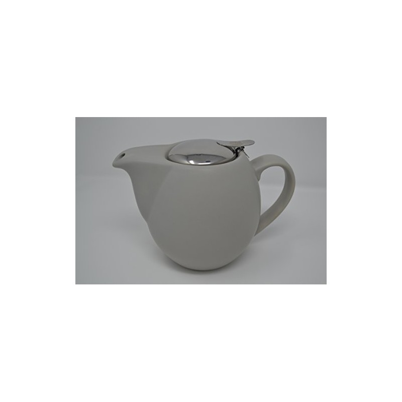 Saara 0.9 Litre Ceramic Teapot (Matt Grey)