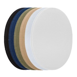 Johnson & Smith Iron On Patches - 12-Piece Iron On Patch for Clothing, Jeans Repair - Adhesive Fabric Patches in Oval Shapes - Easy to Use, No Sewing Needed - Cool Oval Patches – Uniform Colors