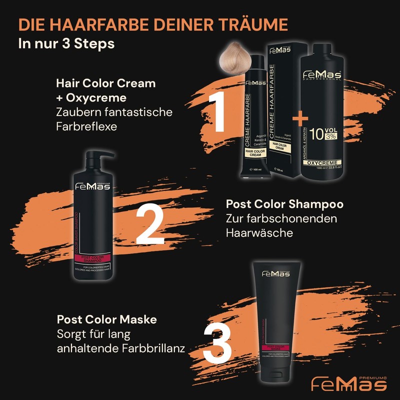 FemMas Oxycreme in 9% 100 ml, Oxidant for Hair Colouring