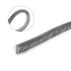 sourcing map Brush Weather Stripping, 5M/16.4Ft Card-Slot Seal Strip Pile
