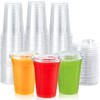 Lilymicky Lilymicky 16oz Clear Plastic Drinking Cups (90 Pack) with
