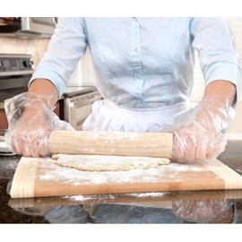 REQUISITE NEEDS Disposable Gloves Clear Plastic Polyethylene Transparent Waterproof Gloves For Multi Purpose - Sanitary, Food Prep, Home tasks, Cleaning, Work Gloves Powder & Latex Free (Pack Of 1000)